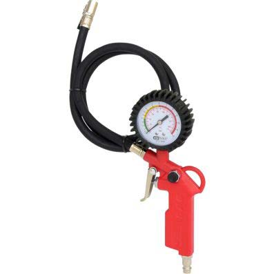 Pneumatický měřič tlaku v pneumatikách a husticí zařízení, 0–12 bar, KS TOOLS 51